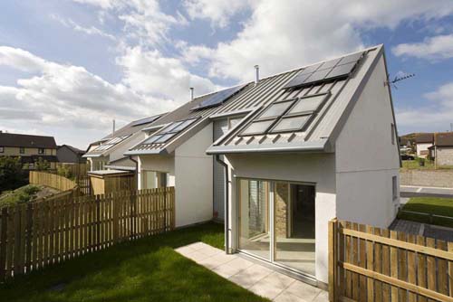 Eco Houses in Hayle, Cornwall